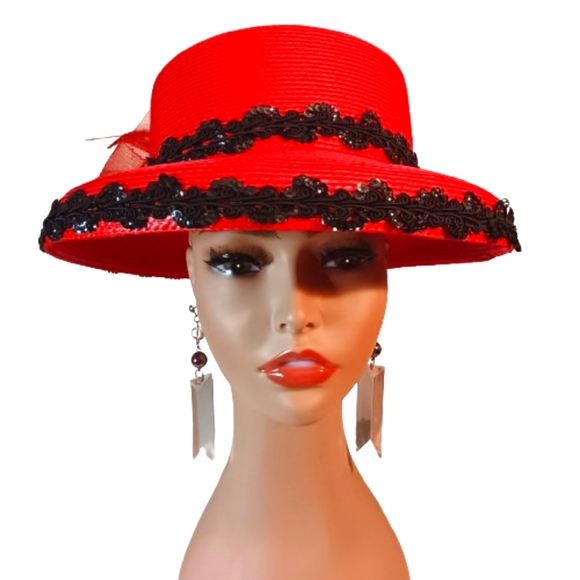 Vintage Festive Church Derby Hat - Picture 3 of 13